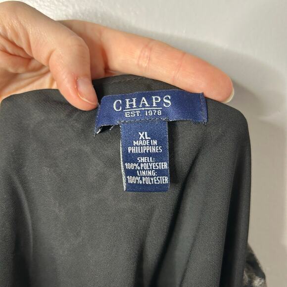 Chaps‎ Womens Y2K Fairy Grunge Midi Skirt Size XL Animal Print DarkChiffon - Picture 4 of 4